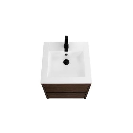 Тумба под раковину Art&Max Family-M Family-M-400-2C-SO-BO 40х40 подвесная цвет коричневый