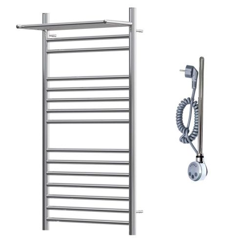 Полотенцесушитель электрический Point Аврора Премиум PN10150SPE 55х100 хром - фото 4