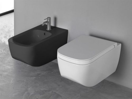 Биде подвесное Hatria NEXT A0Y1F202 цвет черный - фото 2