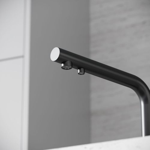 Смеситель для кухни Sancos Foster SC4014MB на мойку черный - фото 5