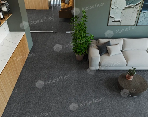 Ковровая плитка Alpine Floor Huron 402-4 Детройт толщина 0.6 см 33 класс 500х500 - фото 5