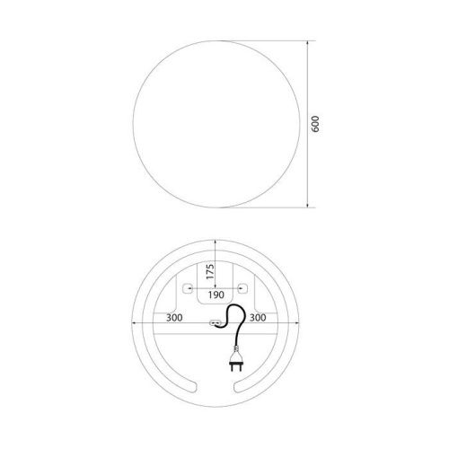 Зеркало Iddis Bild BIL60T0i98 60х60 подвесное - фото 4