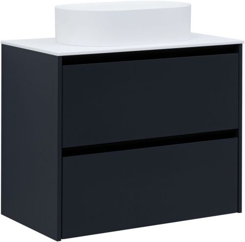 Тумба под раковину Allen Brau Activity 1.34004.AM 80х50 подвесная цвет черный