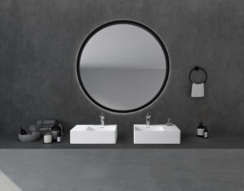 Раковина из искусственного камня Abber STEIN AS2644 R 60х40 подвесная цвет белый без отверстий под смеситель - фото 3