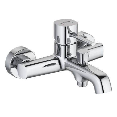 Смеситель для ванны и душа Damixa Sirius 861000000 настенный хром - фото 2