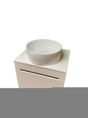 Тумба с раковиной Sintesi STL.W7025_SIN-LVB-APP-416 60х60 подвесная цвет белый - фото 5