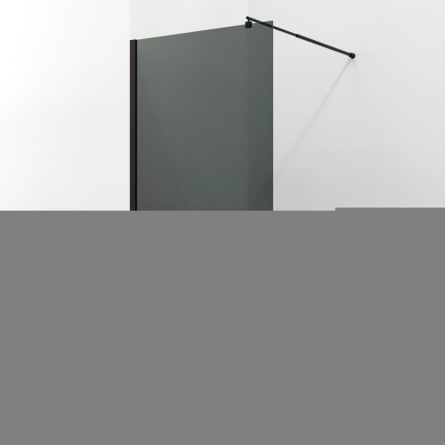 Душевая перегородка Wasserkraft Rur 30W 30W46MB-TG 110х200 стекло тонированное профиль черный - фото 3