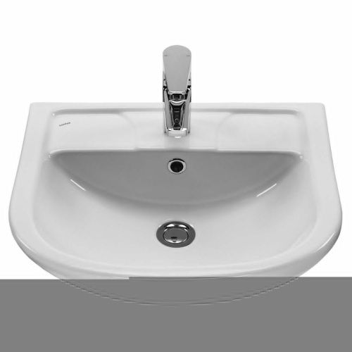 Раковина из сантехнического фарфора Santek Ладога WH110256 50х40 накладная цвет белый - фото 2