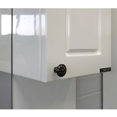 Зеркало-шкаф Comforty Севилья 00003132628CF 100х80 подвесной цвет белый - фото 4