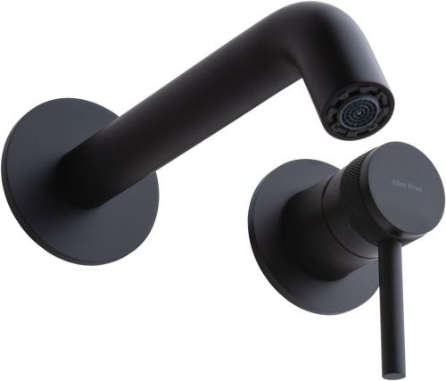 Смеситель для раковины Allen Brau Priority 5.31030-31 встраиваемый в стену черный - фото 3