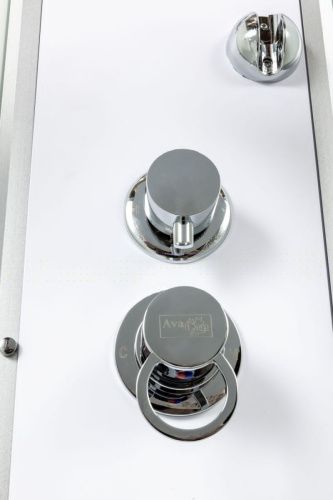 Душевая кабина AvaCan L909N 90х90 четверть круга без крыши ориентация универсальная - фото 4