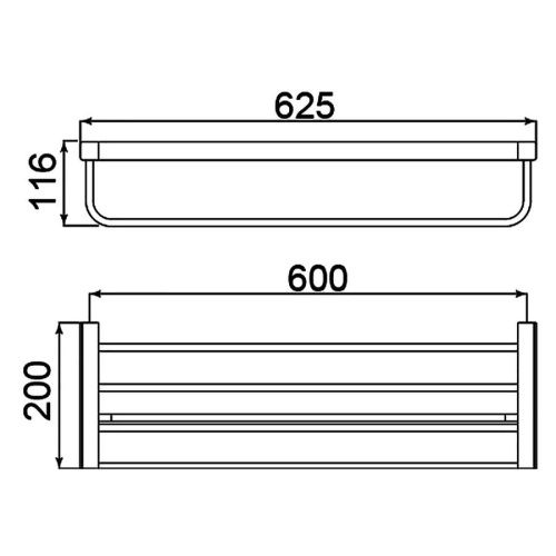 Полка Timo Selene 17058/17 - фото 4