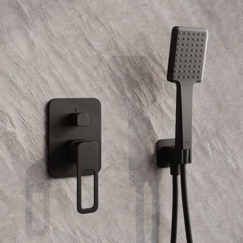 Душевая система Iddis Slide SLIBL02i67 встраиваемая в стену цвет черный - фото 3