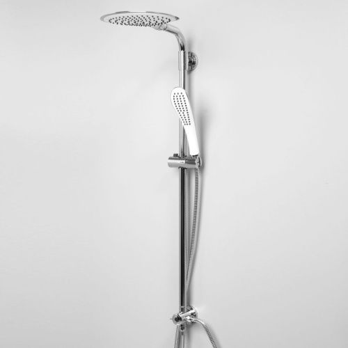 Душевая стойка Wasserkraft A045 настенная цвет белый/хром - фото 2