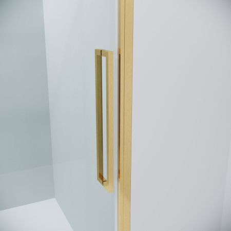 Душевой уголок Grossman Cosmo 120.K33.02.1010.32.00 100х100 стекло прозрачное профиль золото без поддона