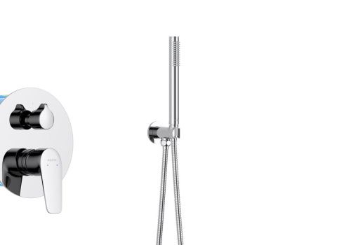 Душевая система Aquatek БЕТТА AQ1172CR встраиваемая в стену цвет хром - фото 4