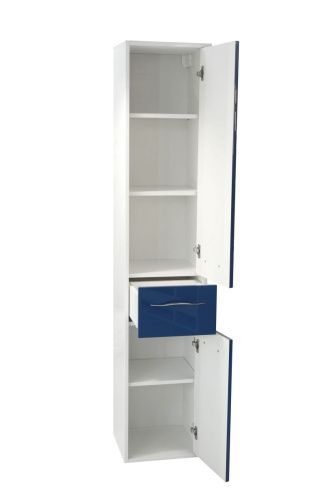 Шкаф-пенал Эстет Barcelona ФР-00003589 40х170 подвесной цвет белый - фото 3