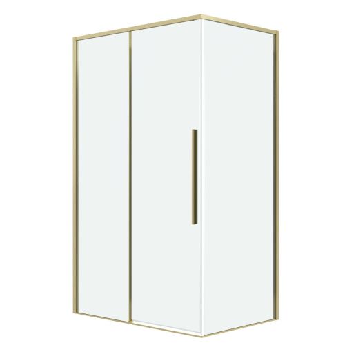 Душевой уголок Grossman Galaxy 120.K33.01.1310.32.00 130х100 стекло прозрачное профиль золото без поддона