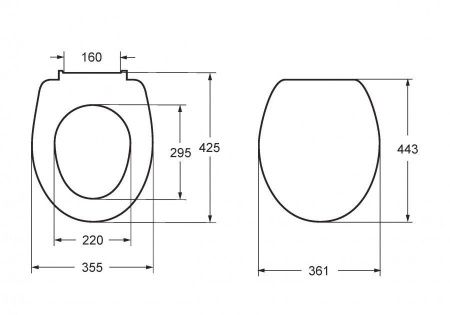Крышка сиденье для унитаза Roca Victoria ZRU8013900