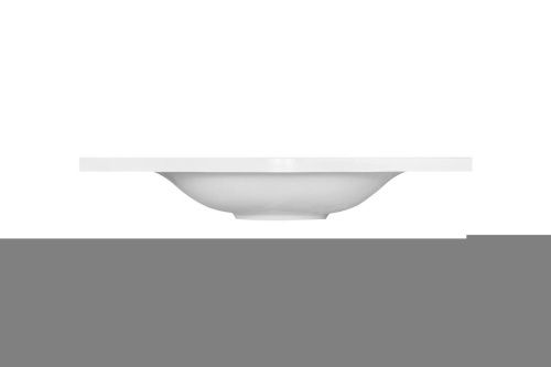 Раковина из искусственного камня Эстет Бали ФР-00014912 80х50 накладная цвет белый 1 отверстие под смеситель - фото 2