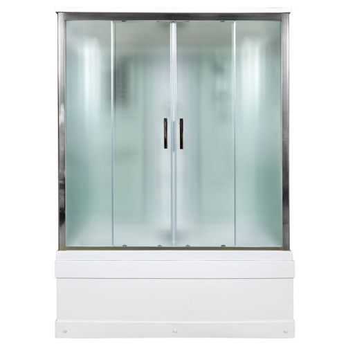 Душевой бокс AvaCan  EM4517EL 170х90 стекло с рисунком профиль хром - фото 2