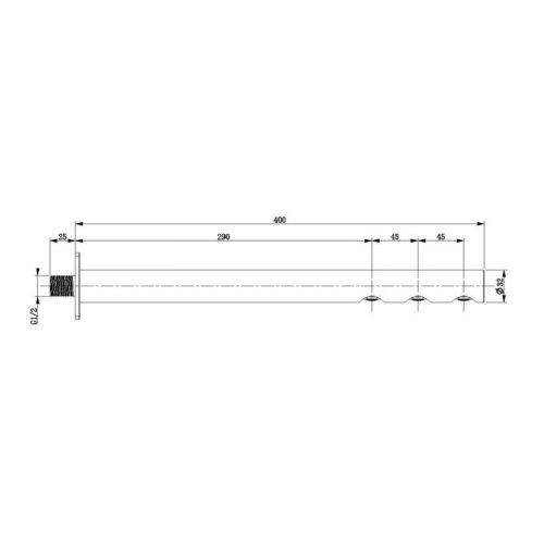 Верхний душ Bronze de Luxe LIBERTY 101B черный - фото 3