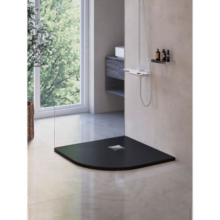 Душевой поддон из искусственного камня RGW Stone Tray 16153099-02 90х90 серый без ножек