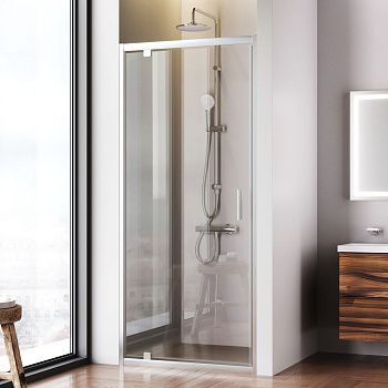 Душевая дверь Am.Pm Gem W90G-90-1P-MT 90х195 стекло прозрачное профиль хром