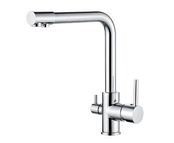 Смеситель для кухни AQG DUO 05NIC560CR на столешницу хром