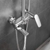 Душевая стойка Shevanik S8536 настенная цвет хром