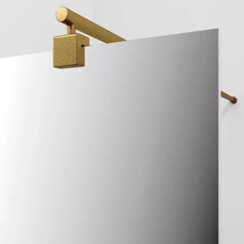 Душевая перегородка Wasserkraft Rur 30W 30W46BG-MR 110х200 стекло зеркальное профиль золото - фото 2