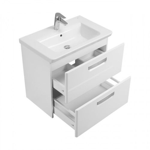 Тумба под раковину Roca The Gap Original ZRU9302878 70х40 подвесная цвет белый - фото 4