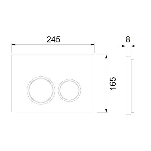 Комплект: инсталляция + кнопка смыва Tece TECEspring R S955101 - фото 5