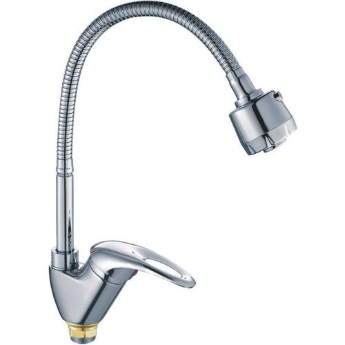 Смеситель для кухни Cron CN4303 на мойку хром - фото 2