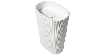 Раковина из искусственного камня Zenon Olympia 4000.000.000.000.39681 60х40 напольная цвет белый