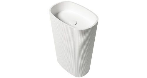 Раковина из искусственного камня Zenon Olympia 4000.000.000.000.39681 60х40 напольная цвет белый