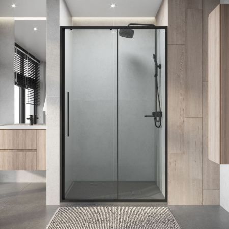 Душевая дверь Niagara Nova NG-34-11AGR 110х195 стекло прозрачное профиль графит