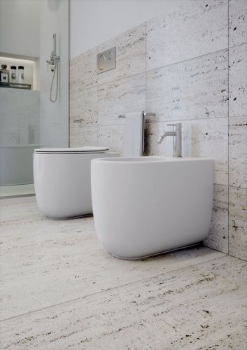 Биде напольное Olympia Milady MIL230101 цвет белый - фото 3