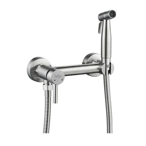 Гигиенический душ со смесителем Raffine F207L серый - фото 2