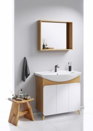 Зеркало Aqwella Y BAS0207DZ 80х10 подвесное - фото 4