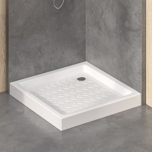 Душевой поддон RGW CER 19170199-01 90х90 керамика белый - фото 2