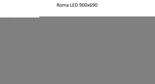 Зеркало с подсветкой и антизапотевателем Art&Max ROMA AM-Rom-900-700-DS-F 90х70 подвесное - фото 3