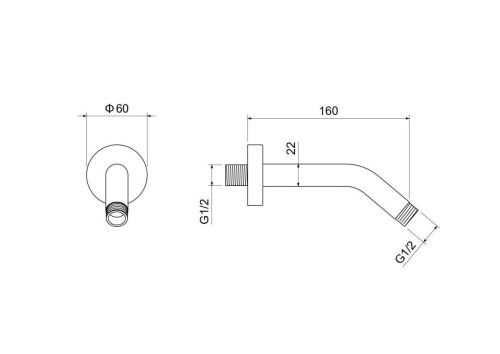Держатель для душа Aquatek AQ2173CR хром - фото 4