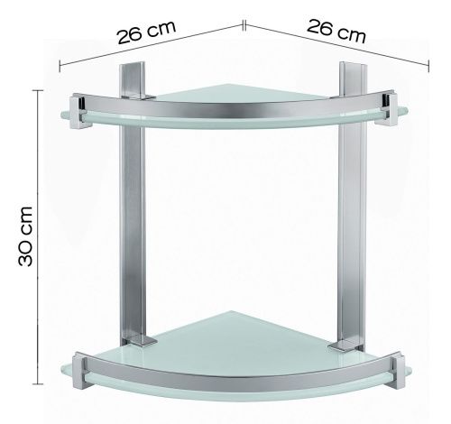 Полка в ванную комнату Gedy CD81(38) - фото 3