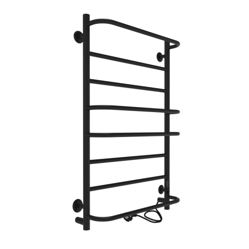 Полотенцесушитель электрический Indigo Europe Lux LELLE80-50BRRt 55х80 черный - фото 4