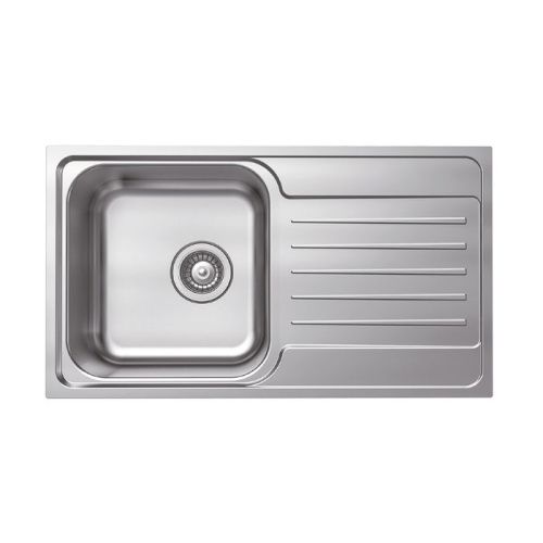 Кухонная мойка Iddis Sound SND78SDi77 80х45 цвет серый поверхность матовая