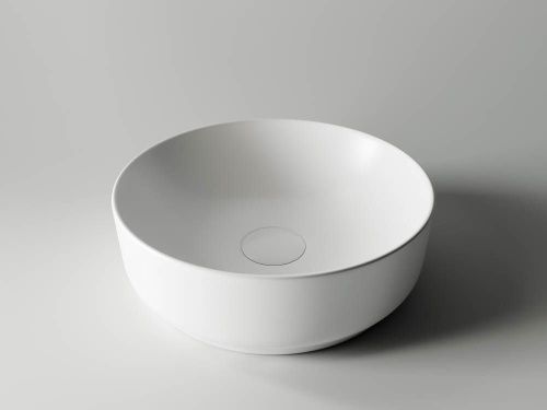 Раковина из сантехнического фарфора Ceramica Nova ELEMENT CN6006 40х40 накладная цвет белый без отверстий под смеситель - фото 5