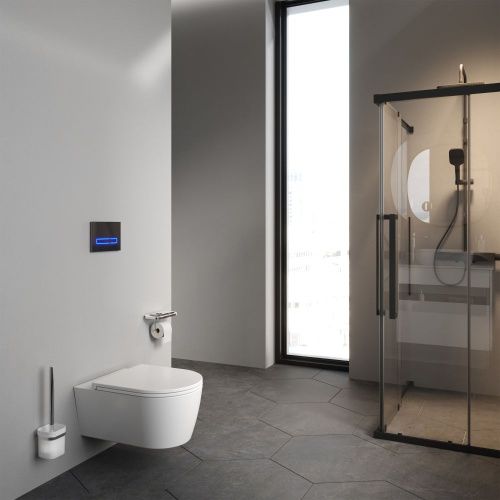 Унитаз подвесной Am.Pm Func C8F1701SC белый с сиденьем микролифт безободковый каскадный смыв - фото 4