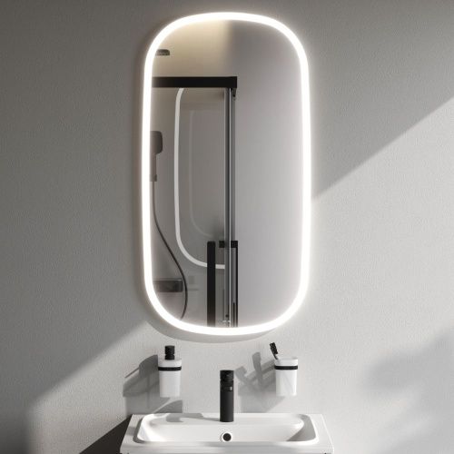 Зеркало с подсветкой Am.Pm Func M8FMOX0551WGH 60х100 подвесное