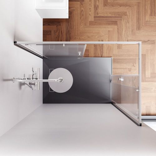 Душевой уголок Am.Pm X-joy W94G-403-120280-MТ1К 120х80 стекло прозрачное профиль хром без поддона - фото 4